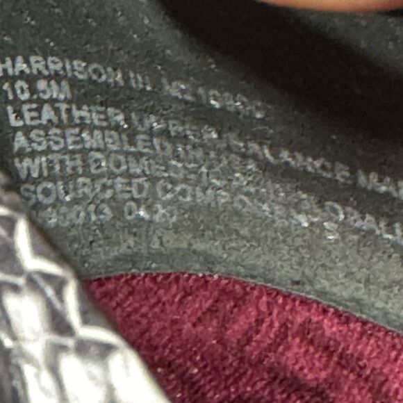 MUNRO Women's Harrison III Leather Reptile Print Loafers Gray/Black Size 10.5 - Picture 13 of 13